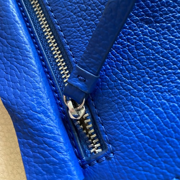 Banana Republic Electric Blue Leather Clutch - Picture 3 of 5
